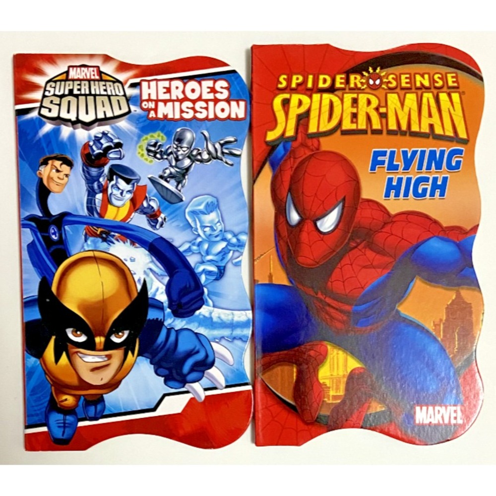 Marvel SUPER‎ HERO SQUAD & Spider Sense SPIDER-MAN Board Books